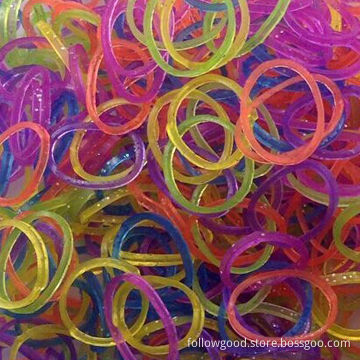 Metallic Colors Loom Bands, High Quality, Bood Elasticity